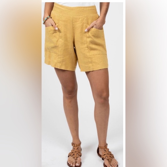 Ivy Jane Carla Slouch Pocket Linen Shorts Size Medium‎ - Picture 5 of 5